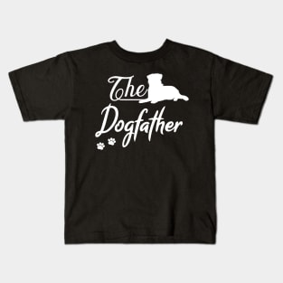 Dogfather - Australian Shepherd - Aussie Dog Kids T-Shirt